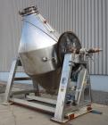 Used Stainless Steel Gemco Double Cone Vacuum Dryer