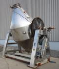 Used- Stainless Steel Gemco Double Cone Vacuum Dryer