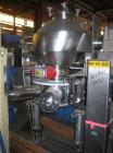 Used Gemco Slant Cone Vacuum Dryer, 3 cubic feet, model Formulator, Hastelloy C276 on product contact surfaces. Maximum material density 60 pounds per cubic foot. Internal rated 14.9 psi/FV at 250 de...