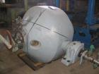 Used Gemco Double Cone Dryer/Formulator, 30 Cubic Foot Working Capacity, 304 Stainless Steel. Max material density 55 LBS/cubic foot. Approximate 54