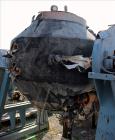 Used Gemco Double Cone Vacuum Dryer, Model Formulator, Approximately 40 Cubic Feet Working Capacity, 304 Stainless Steel. Maximum material density 65 pounds per cubic foot. Internal rated Vacuum at 5...
