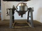 Used Gemco Double Cone Vacuum Dryer, Model Vacuum Dryer, Approximate 30 Cubic F