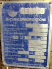 Used Gemco Double Cone Vacuum Dryer, Model Vacuum Dryer.