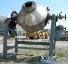 USED: Gemco double cone vacuum dryer, approximately 60 cubic foot working capacity, 304 stainless steel. Internal rated F/V at 250 deg F, stainless steel jacket rated 15 psi at 250 deg F. 70
