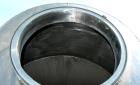 USED: Gemco double cone vacuum dryer, approximately 60 cubic foot working capacity, 304 stainless steel. Internal rated F/V at 250 deg F, stainless steel jacket rated 15 psi at 250 deg F. 70