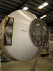 Used Gemco Double Cone Vacuum Dryer, Approximate 60 Cubic Feet Working Capacity, 304 Stainless Steel. Approximate 68