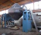 Used- 8000 Liter Henkhaus Stainless Steel Double Cone Vacuum Dryer