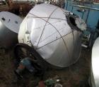 Used- 8000 Liter Henkhaus Stainless Steel Double Cone Vacuum Dryer