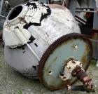 USED: Patterson Industries double cone vacuum dryer. 69.3 cubic foot working capacity, 99 total, model 990. 304 stainless steel. Internal rated FV at 300 deg F. Carbon steel jacket rated 25 psi at 30...