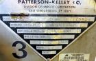 Used- Stainless Steel Patterson Kelley Twin Shell Solids Processor