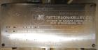Used Stainless Steel Patterson Kelley Twin Shell Solids Processor