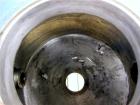 Used Patterson-Kelley Double Cone Vacuum Tumble Dryer, 3 Cubic Feet, 304 Stainless Steel. Maximum material density 100 pounds a cubic foot. Approximate 25