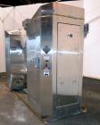 Used Patterson-Kelley Twin Shell Vacuum Tumble Dryer, 10 Cubic Feet, 316L Stainless Steel. Internal rated for full vacuum, 304 stainless steel jacket rated 30 psi at 250 degrees F. Maximum material d...