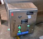 Used Patterson-Kelley Twin Shell Vacuum Tumble Dryer, 10 Cubic Feet, 316L Stainless Steel. Internal rated for full vacuum, 304 stainless steel jacket rated 30 psi at 250 degrees F. Maximum material d...