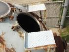Used Patterson-Kelley 100 cu. ft. Twin-Shell Vacuum Dryer | 150 PSI / Full Vacuum | 10 HP Hazardous Duty | 304 SS | Serial #204190