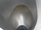 Used Patterson-Kelley 1 Cubic Foot Twin Shell Dry Blender, 304 Stainless Steel. (2) 11