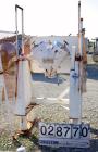 Used Patterson-Kelley 1 Cubic Foot Twin Shell Dry Blender, 304 Stainless Steel. (2) 11