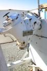 Used Patterson-Kelley 1 Cubic Foot Twin Shell Dry Blender, 304 Stainless Steel. (2) 11