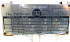 Used Patterson-Kelley 1 Cubic Foot Twin Shell Dry Blender, 304 Stainless Steel. (2) 11