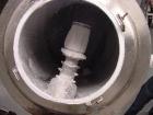 Used Patterson Kelley Twin Shell Vacuum Tumble Dryer, 10 cubic feet, 316 stainless steel. Internal not rated, 304 stainless steeljacket rated 30 psi at 250 deg F. Maximum material density 70 pounds p...