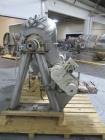 Used Patterson-Kelley Twin Shell Solids Processor, 20 Cubic Feet. Stainless steel construction, 65#/cu ft max density, rated full vacuum at 250 internal, jacketed for 30 psi at 250 f, apporximately 2...