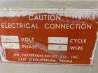 Used Industrial Patterson Kelley Twin Shell Solids Processor – 3 Cubic Feet, Vacuum & XP Motor