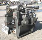 USED: Patterson Kelley 1 cubic foot twin shell vacuum tumble dryer, 316 stainless steel. 304 stainless steel jacket. (2) 11