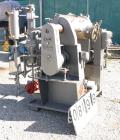 USED: Patterson Kelley 1 cubic foot twin shell vacuum tumble dryer, 316 stainless steel. 304 stainless steel jacket. (2) 11