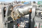 USED: Patterson Kelley 1 cubic foot twin shell vacuum tumble dryer, 316 stainless steel. 304 stainless steel jacket. (2) 11