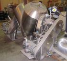 USED: Patterson Kelley 10 cubic foot twin shell solids/processor blender, 316L stainless steel. Max material density 60#/cubic foot. Internal rated approx FV at 250 deg F, carbon steel jacket with st...