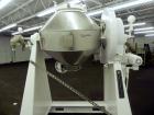 Used Patterson Industries Double Cone Vacuum Dryer. 8.7 Cubic feet working capacity, 12.4 total, Hastelloy C276. Rated 60 pounds per cubic foot. Internal rated full vacuum or 25 psi at 300 deg F, car...