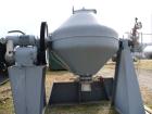 USED: Patterson Industries double cone vacuum dryer. Built in 1969.Stainless steel contact parts. Shell has a jacket rated for vacuum at300 deg F and 15 psig at 300 deg F. Top head thickness is 5/16