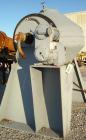 USED: Patterson Industries double cone vacuum dryer. Built in 1969.Stainless steel contact parts. Shell has a jacket rated for vacuum at300 deg F and 15 psig at 300 deg F. Top head thickness is 5/16