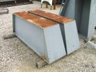 USED: Patterson Industries double cone vacuum dryer. Built in 1969.Stainless steel contact parts. Shell has a jacket rated for vacuum at300 deg F and 15 psig at 300 deg F. Top head thickness is 5/16