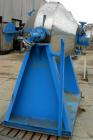 Used Patterson Industries Double Cone Vacuum Dryer, 8.7 Cubic Feet Working Capacity, 12.4 Total. 316 stainless steel. Internal rated FV at 300 Degrees F, carbon steel jacket rated 50 PSI at 300 Degre...