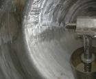 Used Patterson Industries Double Cone Vacuum Dryer, 8.7 Cubic Feet Working Capacity, 12.4 Total. 316 stainless steel. Internal rated FV at 300 Degrees F, carbon steel jacket rated 50 PSI at 300 Degre...