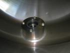 Used Patterson Pump Company Double Cone Vacuum Dryer, approximately 13.72 cubic feet working capacity, 316 stainless steel. 42