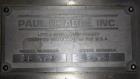 Used Paul O. Abbe Rota-Cone Vacuum Dryer, Model 18RCVD, 316L Stainless Steel. 1.28 Cubic feet working capacity (1.97 total). #4 Polished internal 18