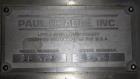 Used Used- Paul O. Abbe Rota-Cone Vacuum Dryer, Model 18RCVD.