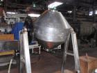 Used Paul O Abbe Rota-Cone Vacuum Dryer, Model 36RCD. 8.8 cubic feet working capacity, 13.5 total, 316 stainless steel. Internal rated full vacuum at 450 deg F,  jacket rated 14 psi. Approximately 36...