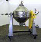 Used Paul O Abbe Rota-Cone Vacuum Dryer, Model 36RCD. 8.1 Cubic feet working capacity, 13.5 total, 316 stainless steel. Internal rated FV to 14.7 psi at 450 degrees F, jacket rated 14.7 psi at 450 de...
