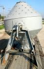 USED: Paul O Abbe Rota Cone vacuum dryer, model RCVD-84, 114 cubic feet working capacity, 172 total, 304 stainless steel. Internal rated F/V, carbon steel jacket rated 14.7 psi. 84