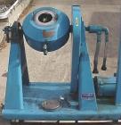 Used Paul O Abbe Double Cone Vacuum Dryer, Model 9RCVD, Stainless Steel. .14 cubic foot working capacity, .2 cubic foot total. Jacketed shell with a 3 1/2
