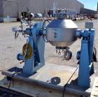 Used- Paul O. Abbe Rota-Cone Vacuum Dryer, Model RCVD18, Hastelloy C276. 1.28 Cubic feet working capacity (1.97 total). 180 ...