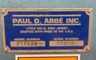 Used Paul O. Abbe Rota Cone Vacuum Dryer, Model RCVD30S