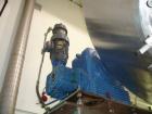 Used Pfaudler Glass Lined Double Cone Dryer, 150 Cubic Feet, Model 96-45-CD-MS. Internal rated 30 psi/FV @ 450 deg F. Jacket rated 50 psi @ 350 deg F. Type 9115 glass, 8' diameter, with Hasteloy vacu...