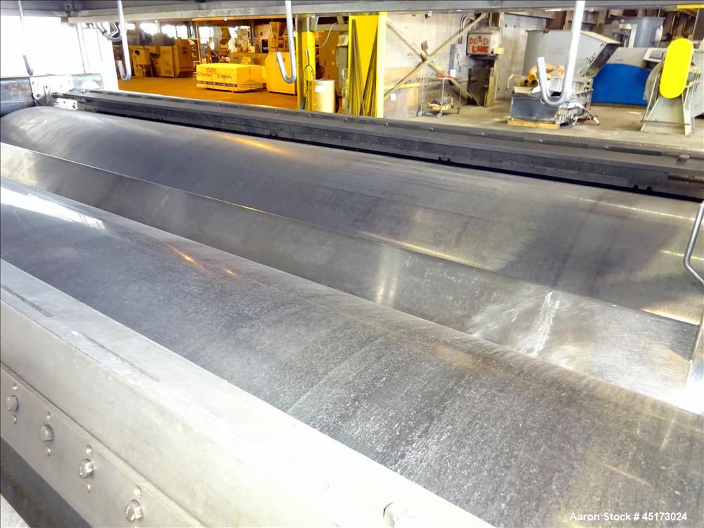 Used GL&V Drum Dryer, Chrome Plate Carbon Steel.