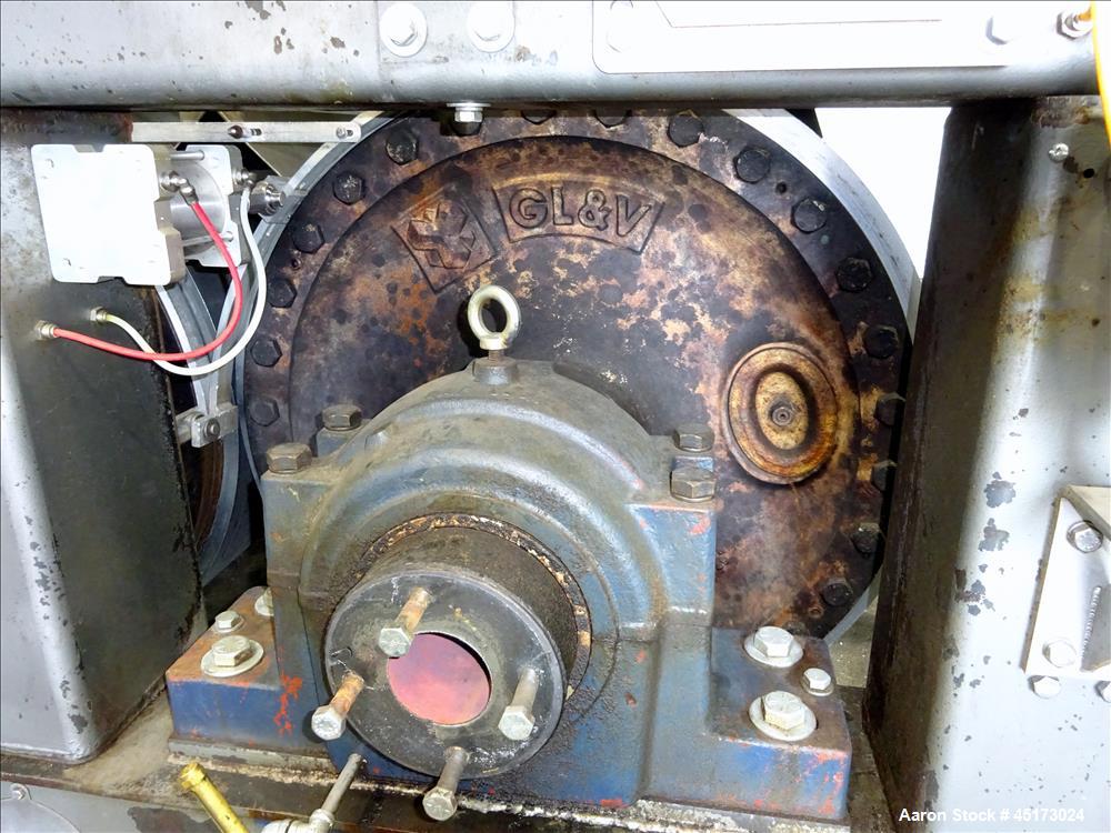 Used GL&V Drum Dryer, Chrome Plate Carbon Steel.