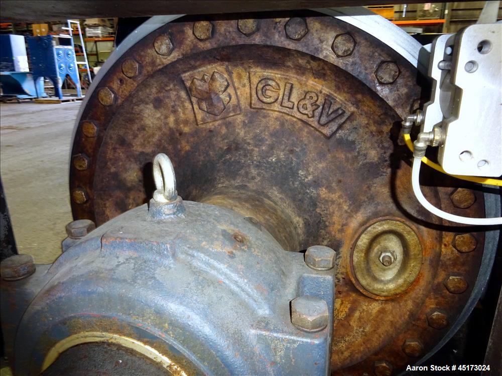 Used GL&V Drum Dryer, Chrome Plate Carbon Steel.