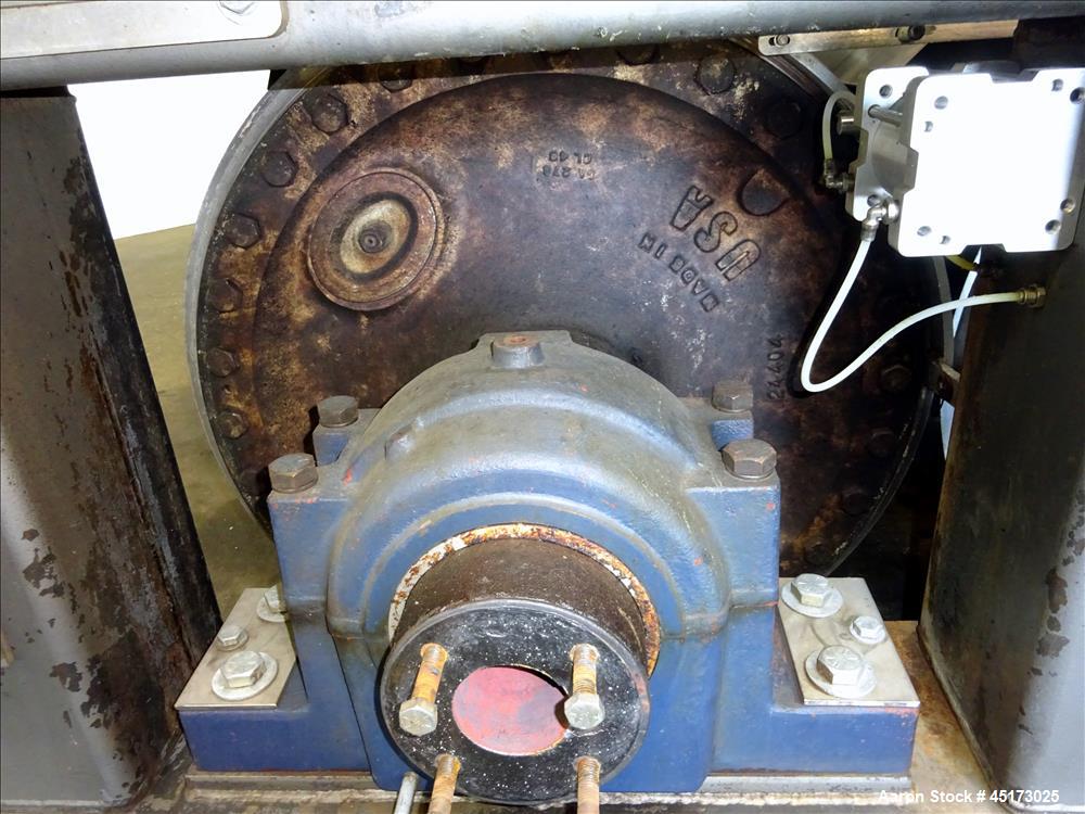 Used GL&V Drum Dryer, Model, Chrome Plate Carbon Steel.